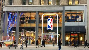 La boutique des fans de basket, le NBA Store de la 5ème Avenue
