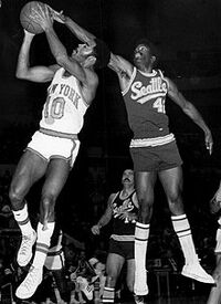 Walt Frazier and Lucius Allen
