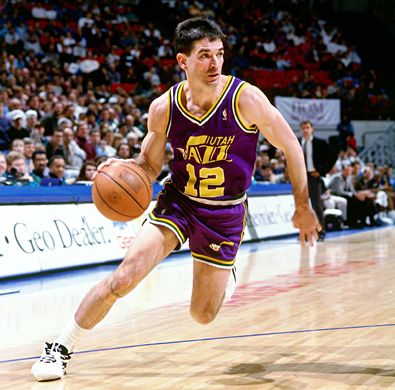 John Stockton Utah Jazz Unsigned Photograph