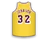 Magic Johnson home jersey Lakers