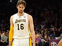 Gasol in 2013 came off the bench after starting 345 games for the Lakers.