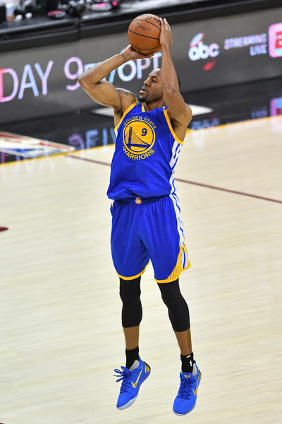 Andre Iguodala - Golden State Warriors - Game-Issued Autographed Shoes -  January 23, 2017 vs. Miami Heat