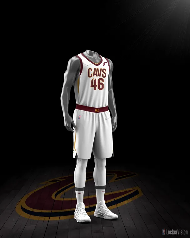 Cleveland Cavaliers uniform history: Wine and gold, black and blue