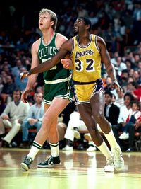 Larry Bird and Magic Johnson
