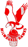 Milwaukee Hawks logo 1951–1954.