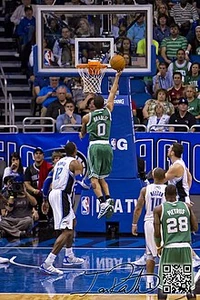 Bradley going up for a layup in 2012.