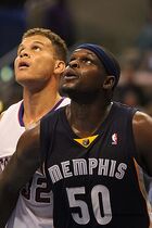 Blake Griffin Zach Randolph 20131118 Clippers v Grizzles