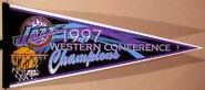 1997 Utah Jazz Western Conference Champions Pennant