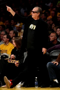 Laker fan Jack Nicholson.