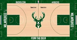 Milwaukee Bucks court design