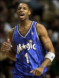 Tracy McGrady (Orlando Magic) Basketball Herren NBA 2003 2004, Dallas -  Orlando Magic 110:97 Einzelb
