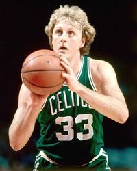 Larry Bird in the 3-point contest : r/NBAimages