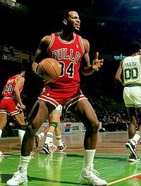 Charles Oakley Chicago Bulls Signed Jersey (JSA COA) NBA All-Star (199 –
