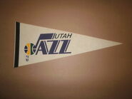 1980s Utah Jazz Pennant