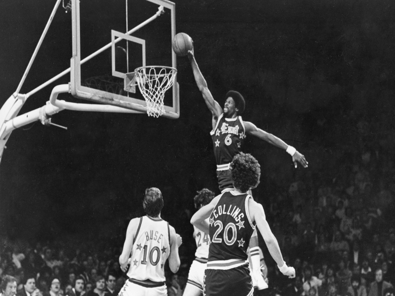 julius erving dunk contest