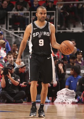 Tony Parker Probe And Score Drill - San Antonio Basketball Camp 