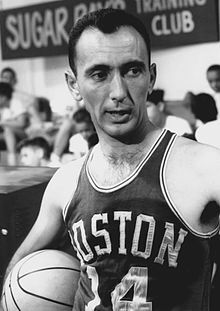Bob Cousy 2020-21 Hoops Legends of the Game #20 Boston Celtics