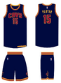 Cavs blue alternate jersey.