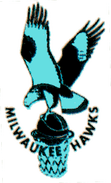 Milwaukee Hawks logo 1954–1955.