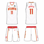 Atlanta Hawks Home Uniform
