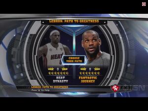 Lebron: Path To Greatness でのゲームプレイ