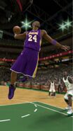 Dunking again in NBA 2K11.