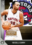 2000 Dell Curry Historic Card.