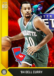 1994 Dell Curry Historic Card.
