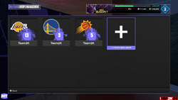 NBA 2K24 MyTEAM Lineup Management