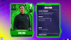 NBA 2K24 MyTEAM Emerald Coach Chris Finch