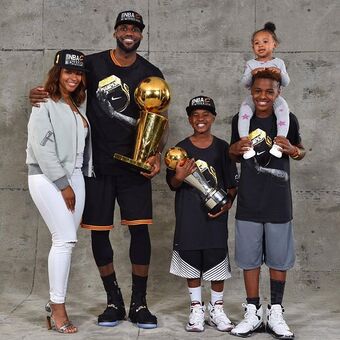 how old is lebron's kid