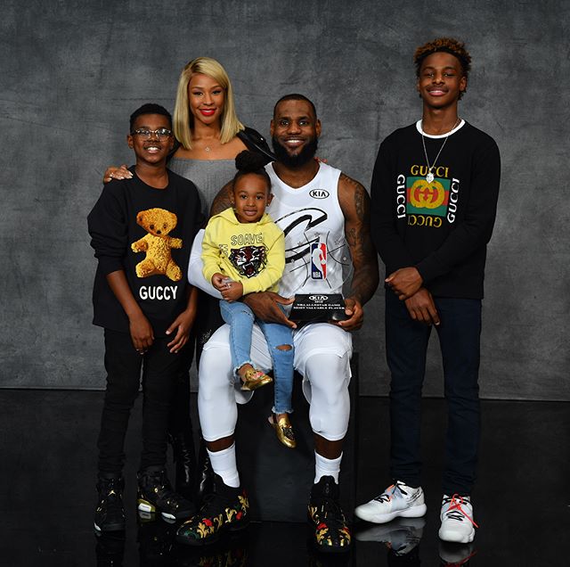 the lebron family