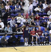 LeBron James' pregame ritual