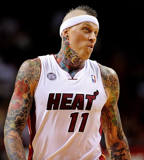 basketball players chest tattoos