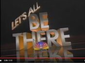 NBC Let's All Be There promo from late 1984