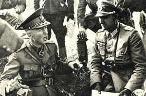 Antonescu discuta planuri de batalie cu germani