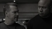 Callen and Sam in the parking garage.