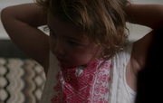 Tali after her father (Tony) gave Tali her mother's (Ziva's) Star of David necklace