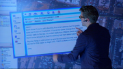 Eric uncovers a message Joey Gale sent to Jason Tudrow/Callen.