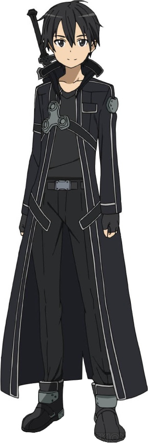 kirito 4と8番 X Studio - Sword Art Online Black Swordsman Kirito - OrzGK