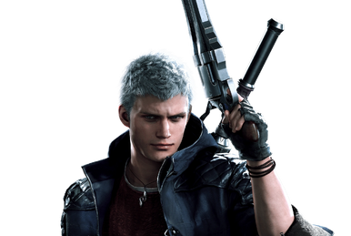 Dante from devil may cry 5 by the eiffel tower