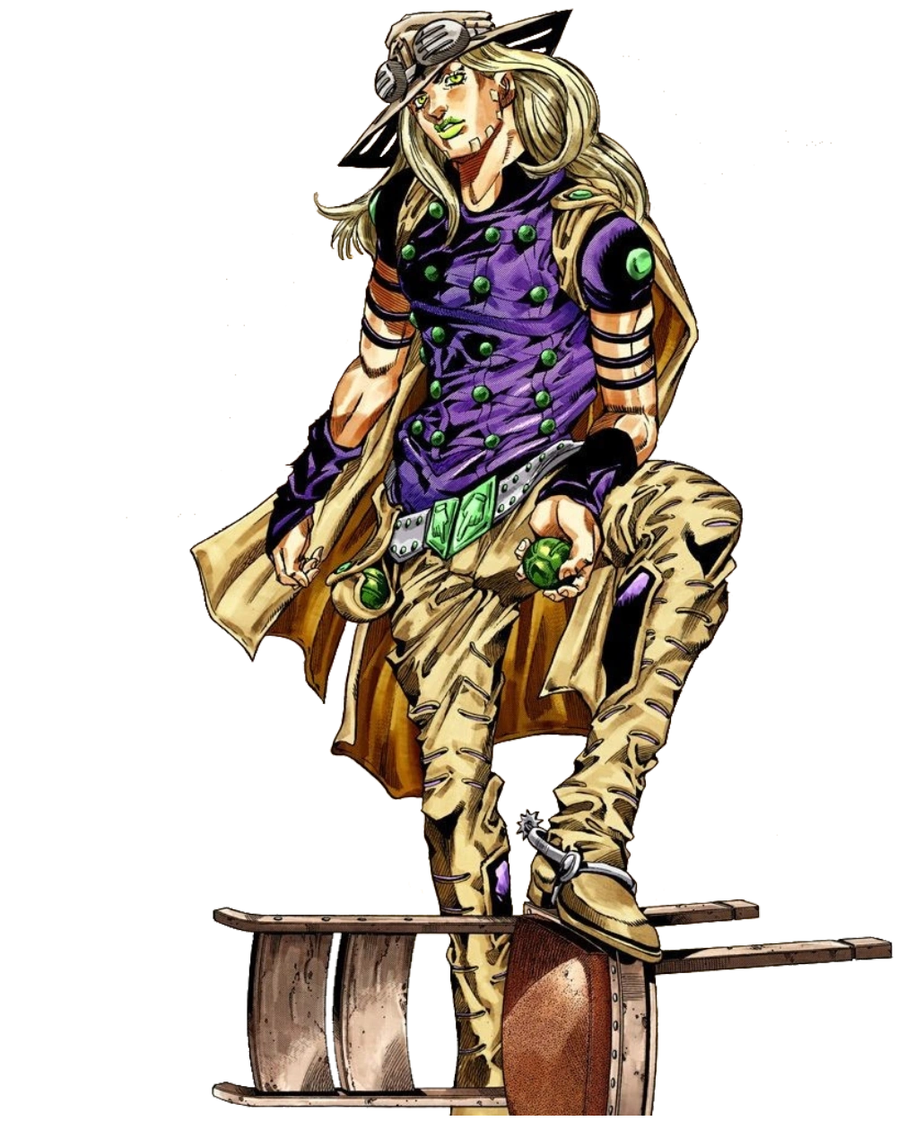 Jojo Gyro Zeppeli, Jojo's Bizarre Adventure Part 7 - Jojo Gyro Zeppeli Pose  PNG with No Background, HD phone wallpaper