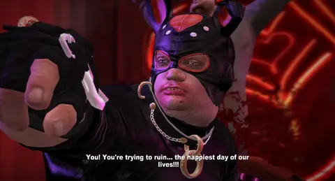 Trust me, this guy is a disgusting pig, both in a metaphorical and literal sense.