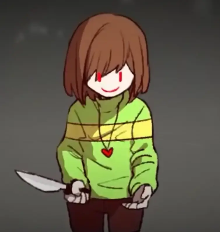 Chara (Frisk vs Chara, Undertale animation), Pure Evil Wiki