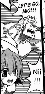 Teruyama & Mio working together against Setsuna & Kuchinashi