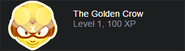 Crow's golden badge