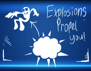 Explosions propel you
