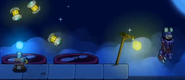 Crow as a boss in Indie Pogo
