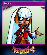 Becky's Steam Trading Card