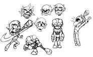 Crow comic book model